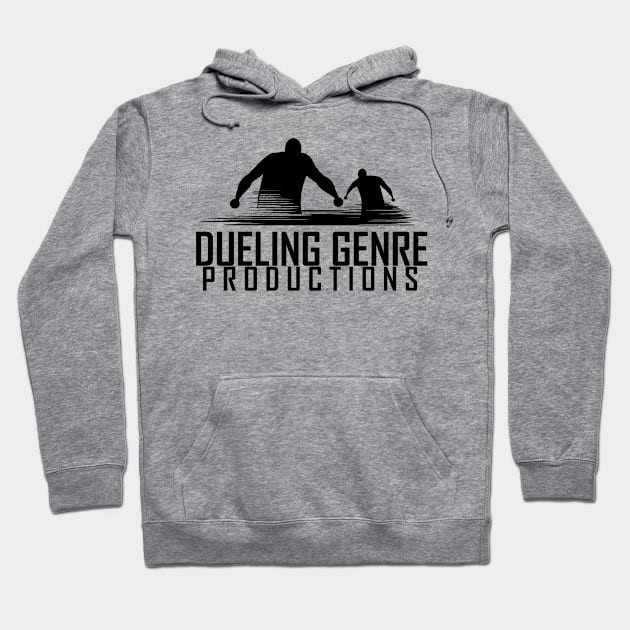 Dueling Genre Black Logo Hoodie by Dueling Genre